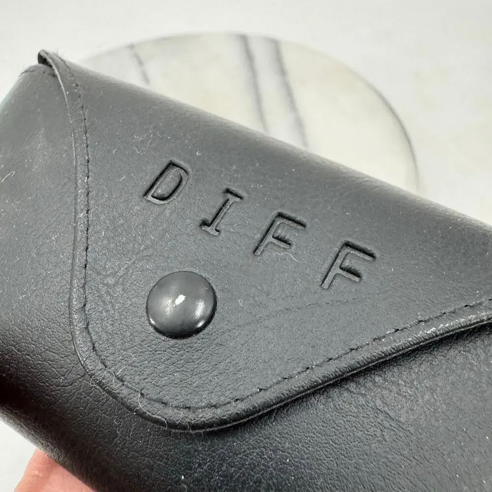Diff black sunglasses case
